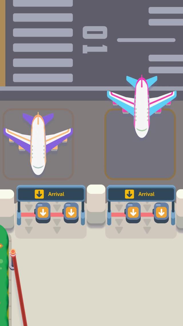Manage your tiny airport, control the crowd and send planes to your friends to earn extra profit!