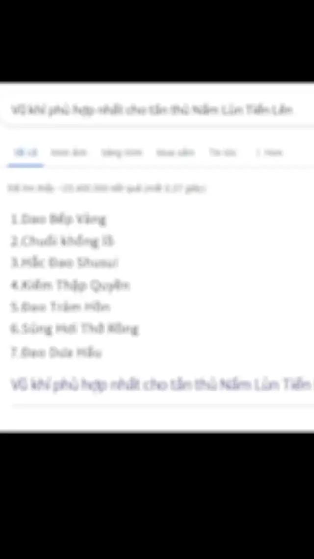 Sao không ai nói với tôi trang bị này khủng thế!?