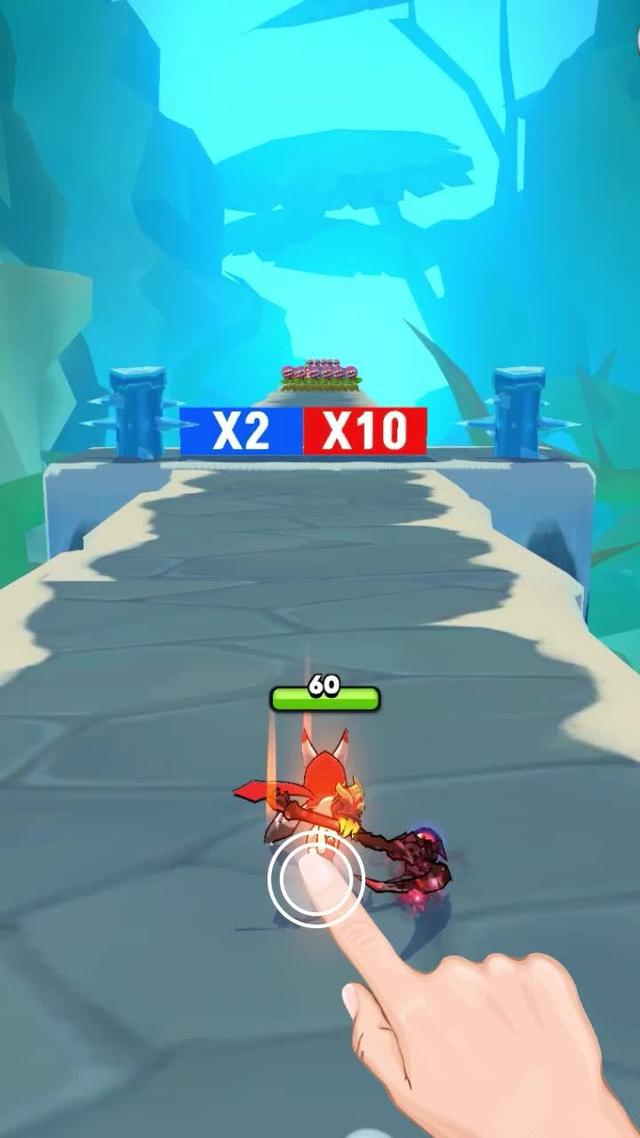 集中註意力，擊敗小怪，跑到終點！