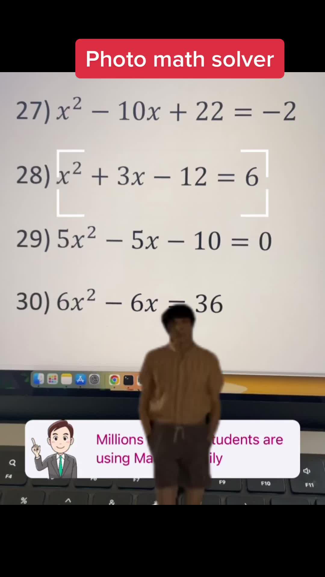 #mathbox #mathhelp #algebra #algebra1 #algebra2 #photomath #fyp #fypシ #mathsolver #mathtutor #khanacademy MathBox does the math homework for you. Just snap a photo of any math problem, and voila - you get clear step by step solution explanation from the best math tutors. Get unstuck in math and learn maths better. MathBox will help you solve your math homework faster and have better preparation for math classes and exams. MathBox will provide you with a clear step-by-step explanation of every math problem you have at school. Just Snap a math photo . We Solve it instantly! MathBox is all FREE! ● Take a photo of any math problem. ● The app Calculates and Solves the math problem. ●  Math Tutoring 24/7 with instant response to any math topic and any math grades ● You upload a photo of your math problem and a Mathbox math tutor will solve it with a clear explanation helping learning better. ● MathBox handles Handwriting math Problems. ● Step-by-step Solution with clear explanation. ● Graphical and function plots for a perfect explanation. ● Save your results in the "History" tab so you can go back to them anytime. ● Save your results in PDF and share them with friends easily.