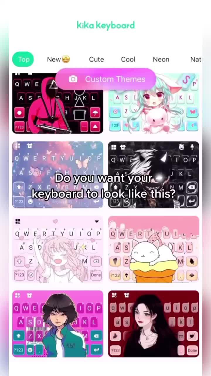 Create and design your personalized keyboard just the way you like it!