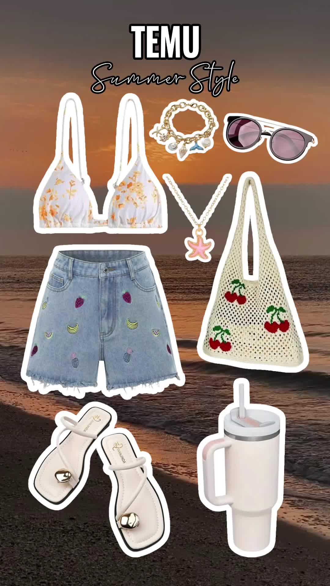 beach style inspo for this summer... 🌊👙🌴 #bikinis #summer #fashion #vacations #beachvibes