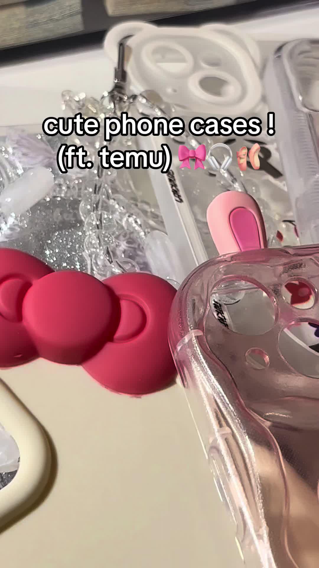 the bow one 🥹 🔍code: dmp7724 in Temu search bar or 🔗 in bi0 for $100 coupon bundle #musthaves #temufinds #temuhaul #hellokitty #aesthetic #sanrio