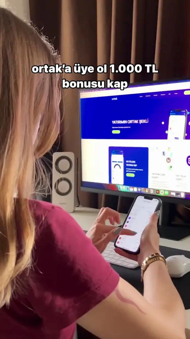 ortak’a yeni kayıt olanlara 1000 TL bonus hediye!