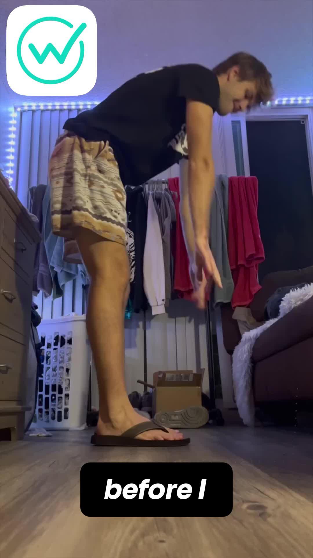 yall gotta try this out 👀 stretching is the most important part! ‼️🔥 #weasyo #wellness #fy