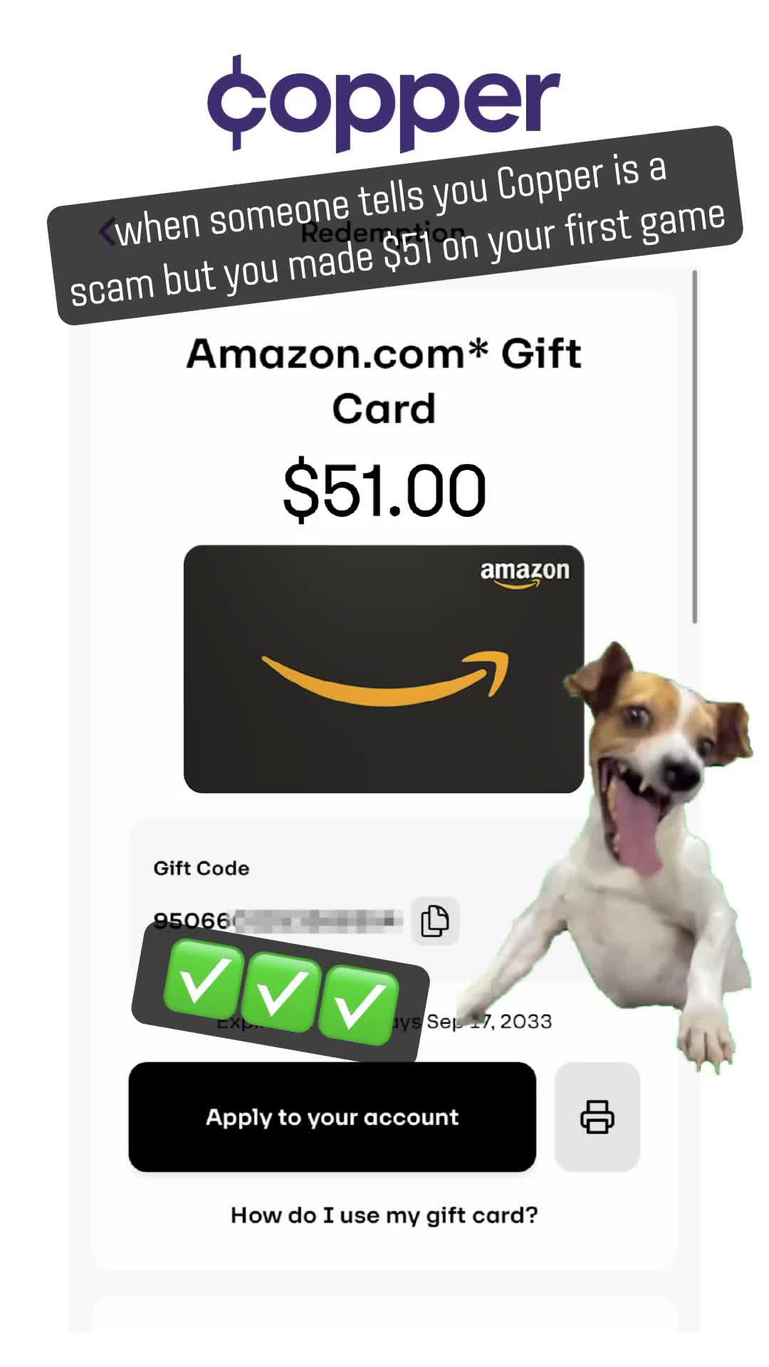 Copper is the best way to earn free gift cards on your phone!