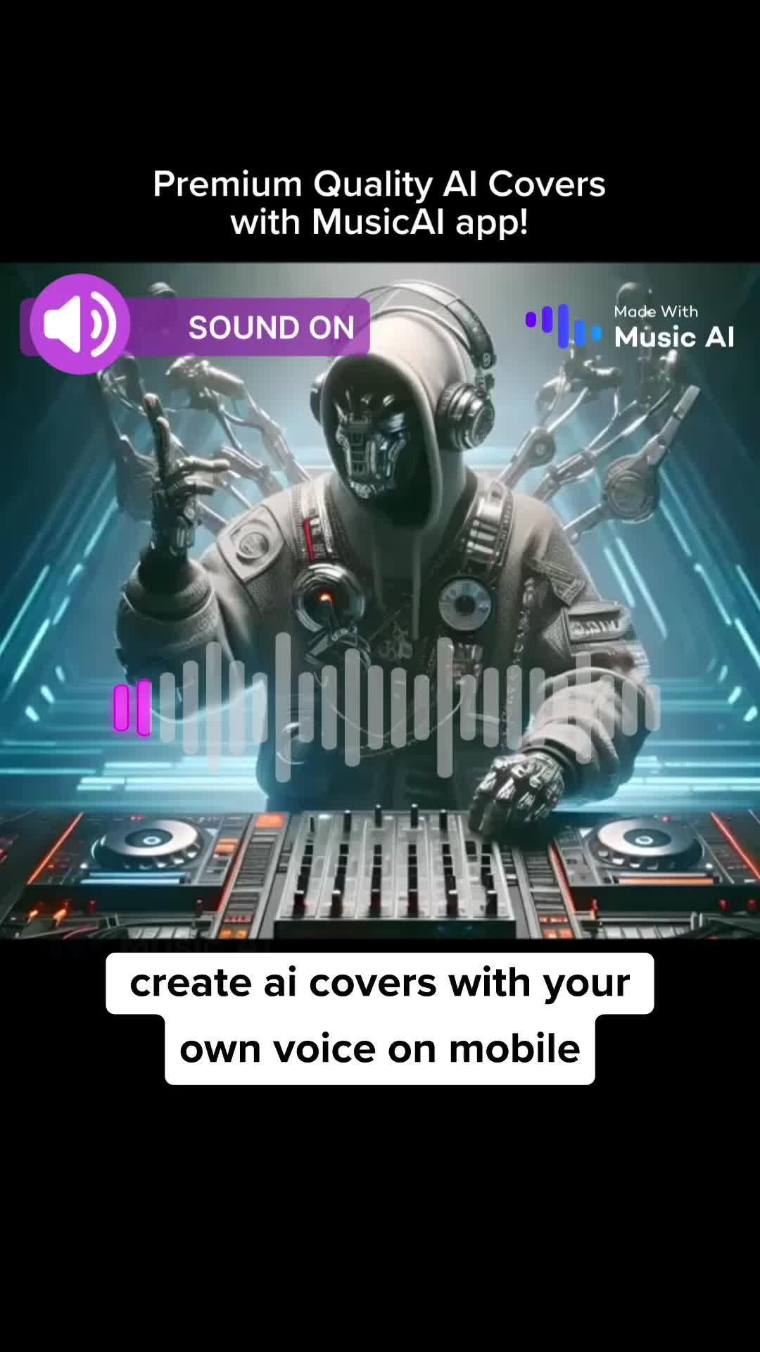 Create AI covers with your own voice on mobile