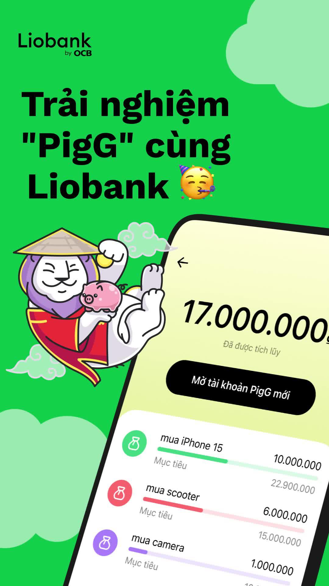 Ngân hàng số Liobank - Tiện lợi, nhanh chóng và an toàn!
