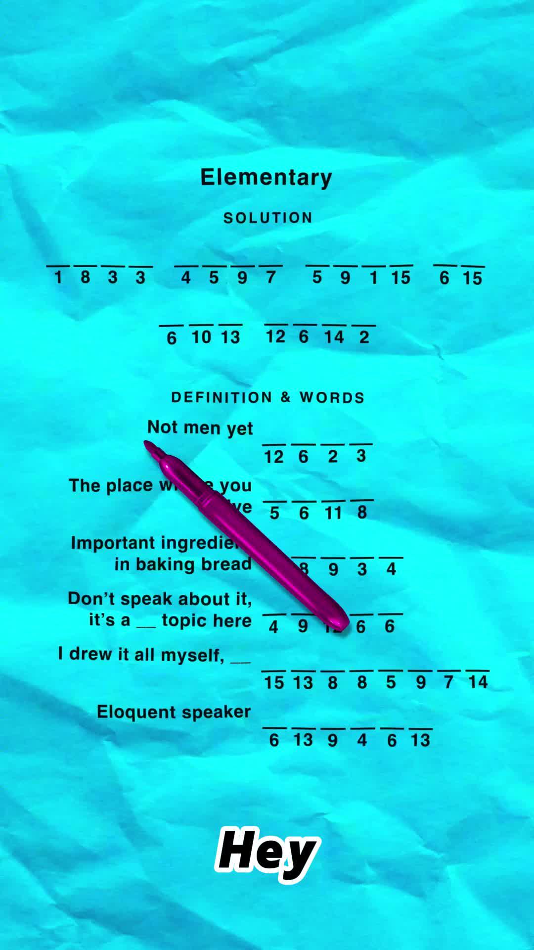 Improve your vocabulary!