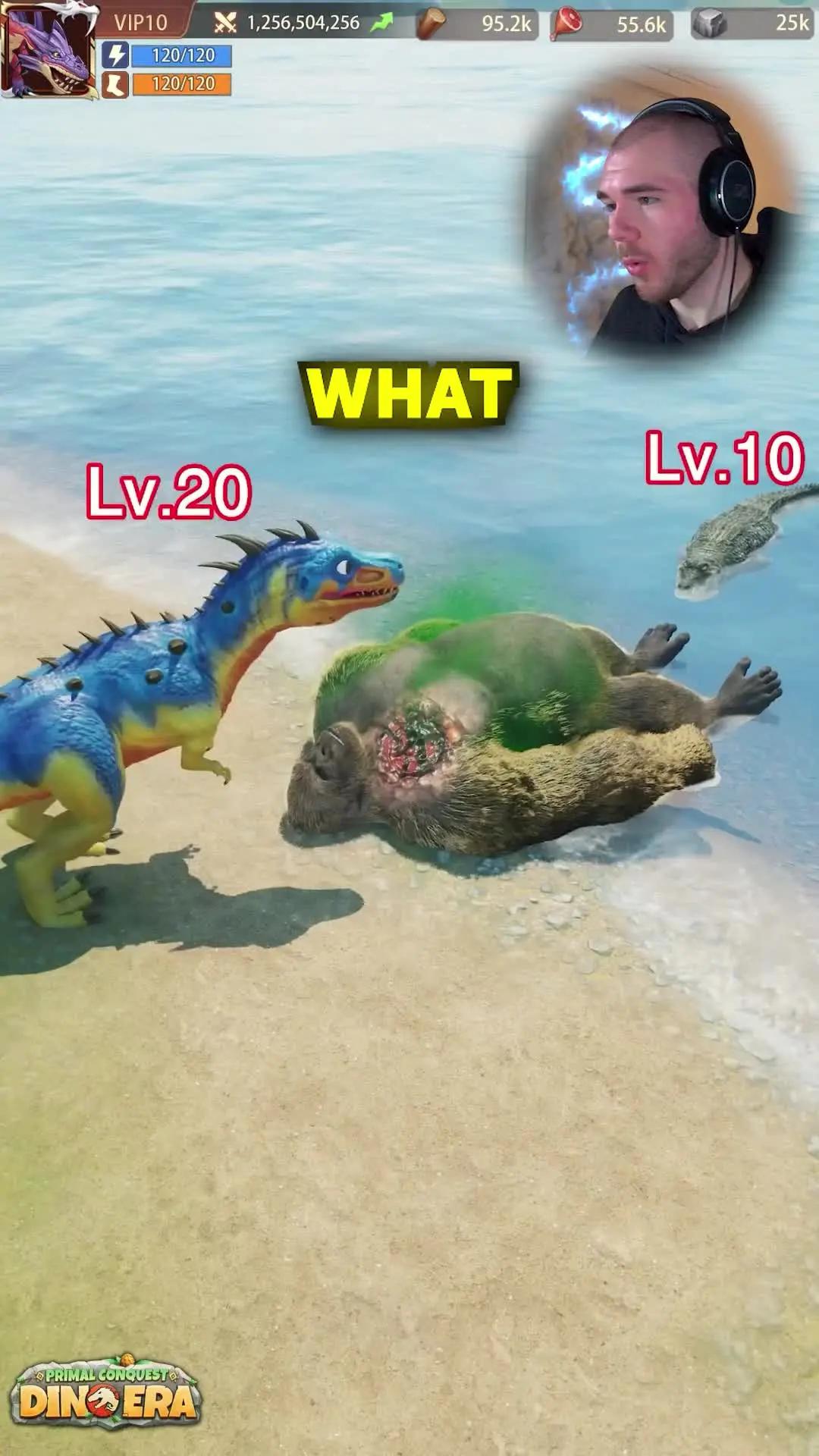 Build your empire of dinosaurs.