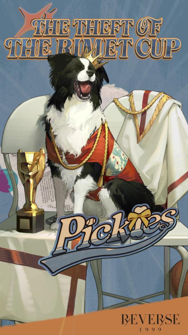 The mental gymnastics performed by Pickles | Reverse: 1999 "Woom ... woof hoom." (On top of the ladder of progress, there stands a dog interwined in happiness and pain.) Download now. #Reverse1999  #TheftofTheRimetCup