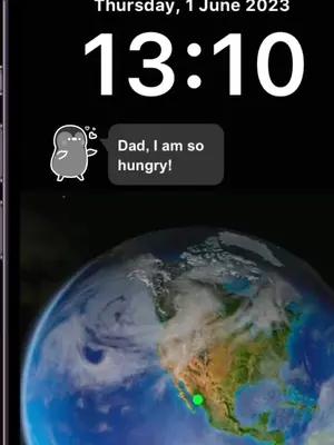 Raise a pet on lock screen