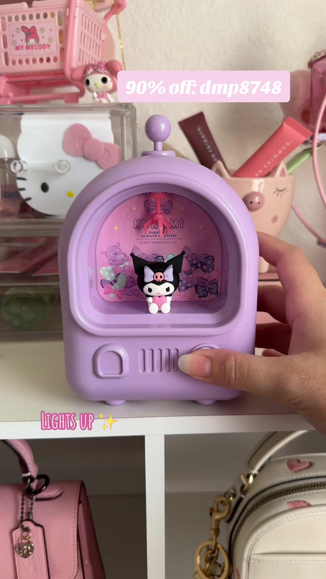 This is just too cute 💜 type code: dmp8748 in #temu search bar for 90% off! 🔗 in bi0!📦🧡 #sanrio #girly #cute #summerfinds #girlytok #girlyfinds #temuhaul #temufinds #temumethod #temucodes #temudealcode #viral #trending #foryou