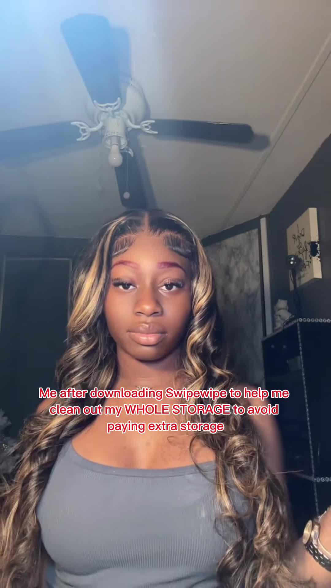 SWIPE WIPE is literally my favorite app at the moment. The amount of storage i saved is crazy! #fyp #storage #storagehacks #howtosavestorage #howtosavemoney #trending #app #foryoupage #viral #viralvideo #swipewipe #swipwipeapp