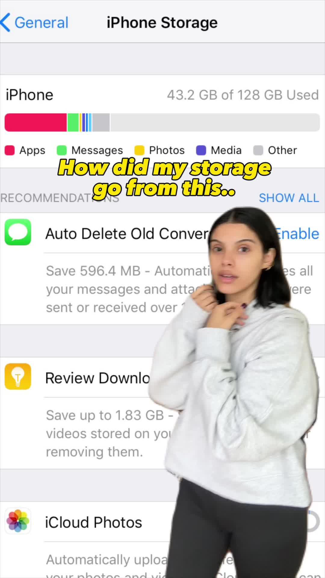 Free up iPhone storage in seconds with Ai Cleaner!