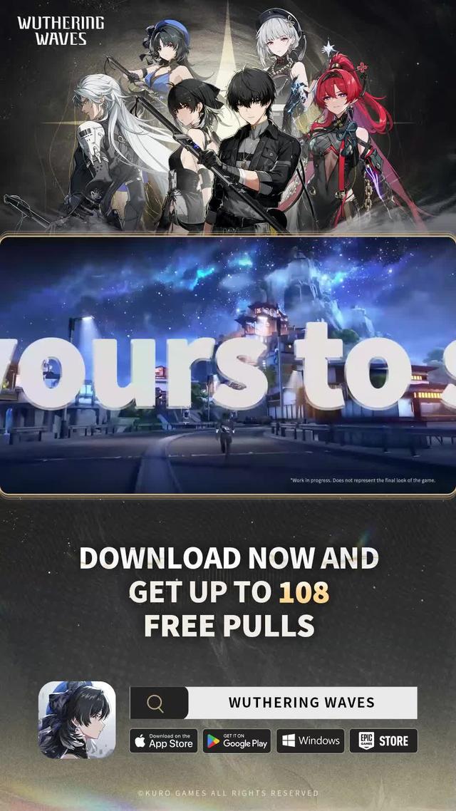 Open World RPG with Endless Possibilities! Set sail for your journey in Wuthering Waves!!!