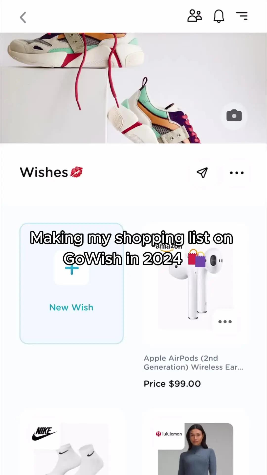 download GoWish now ☁️