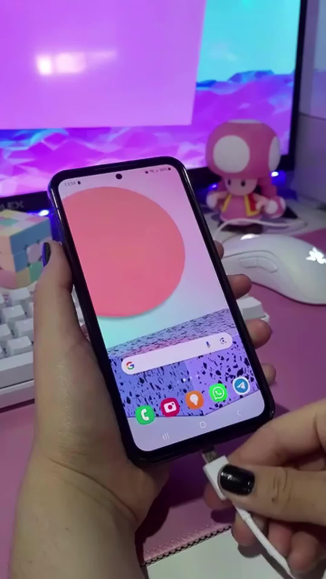 Color charging animation for phone, Free download!