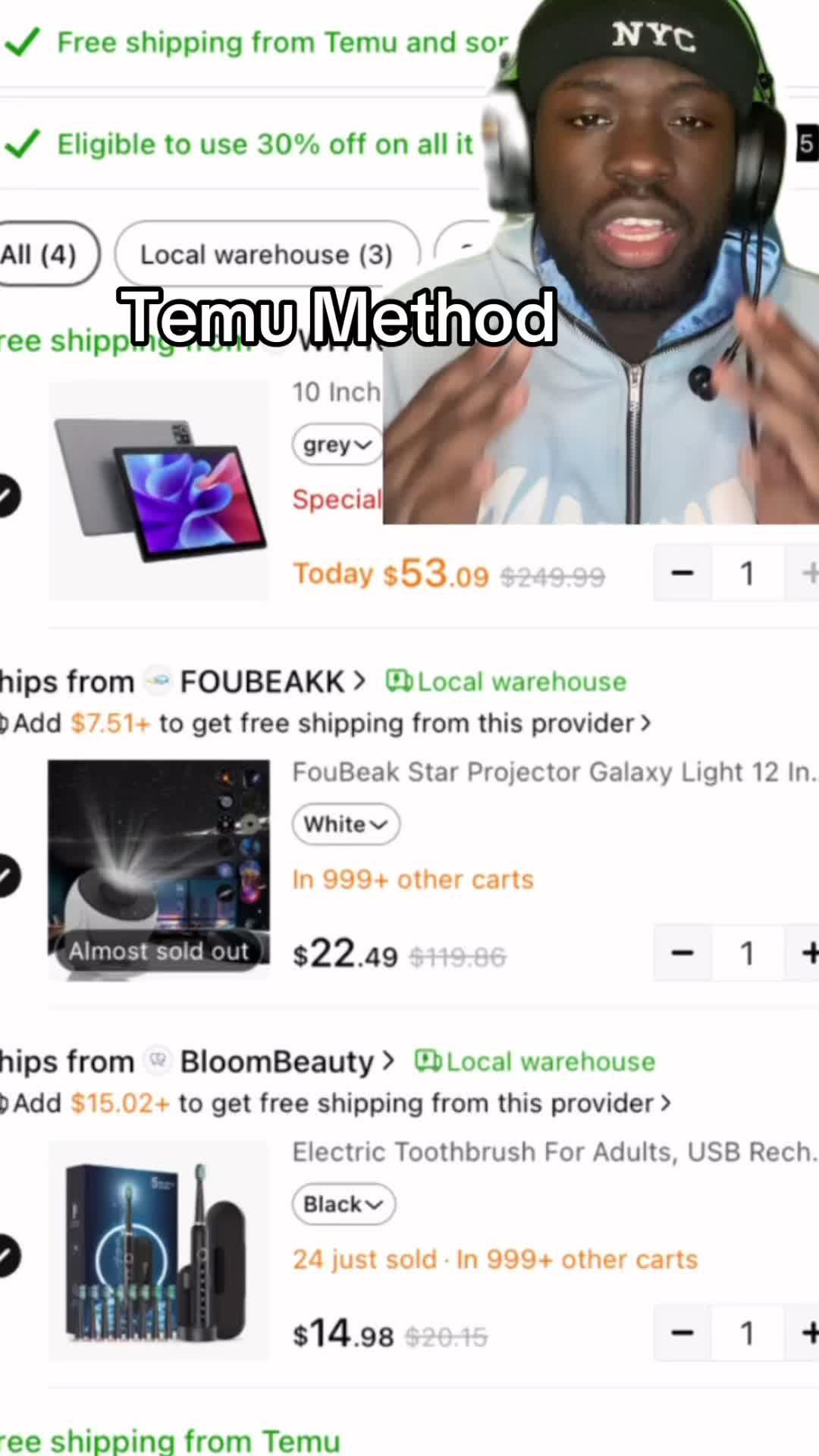 Download for great deals! code 'dky6523' in #temu search bar for $1 items and extra 30% off coupon and link in bio #temuhaul #temu #temucode #temumethod  app new users only with qualifying orders). 🛍️🛒 Free shipping on items shipped from Temu, and Free Returns for up to 90 days. 📦