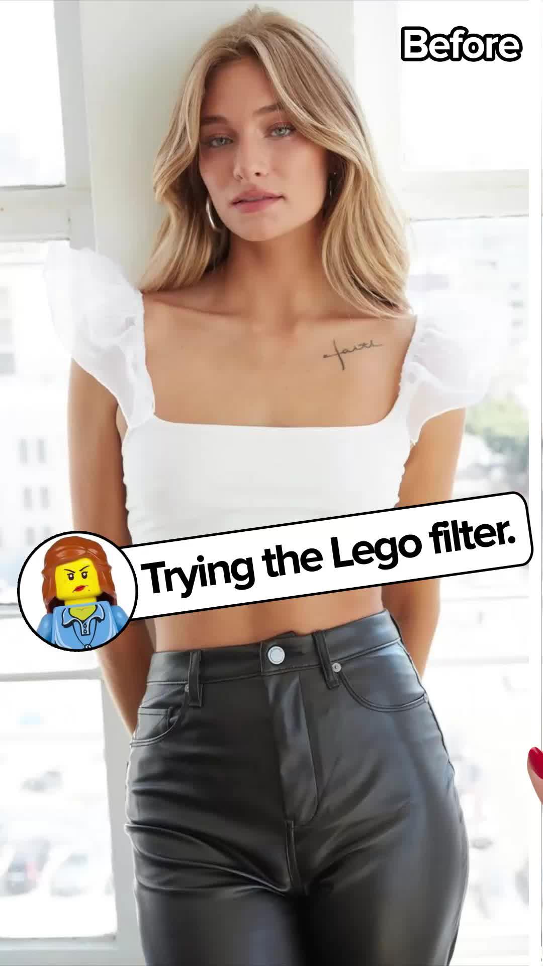 Try exclusive Bricks Toy effect to Level up your style