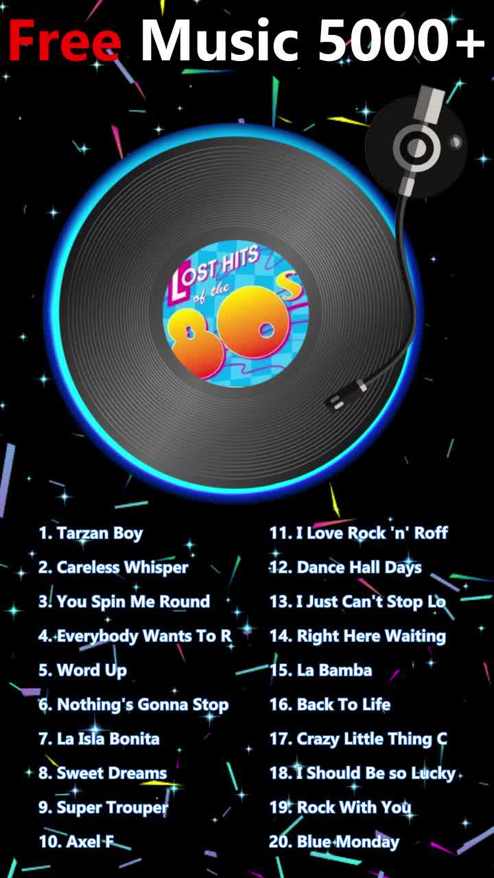 Questa applicazione ha milioni di brani che puoi scaricare gratuitamente.