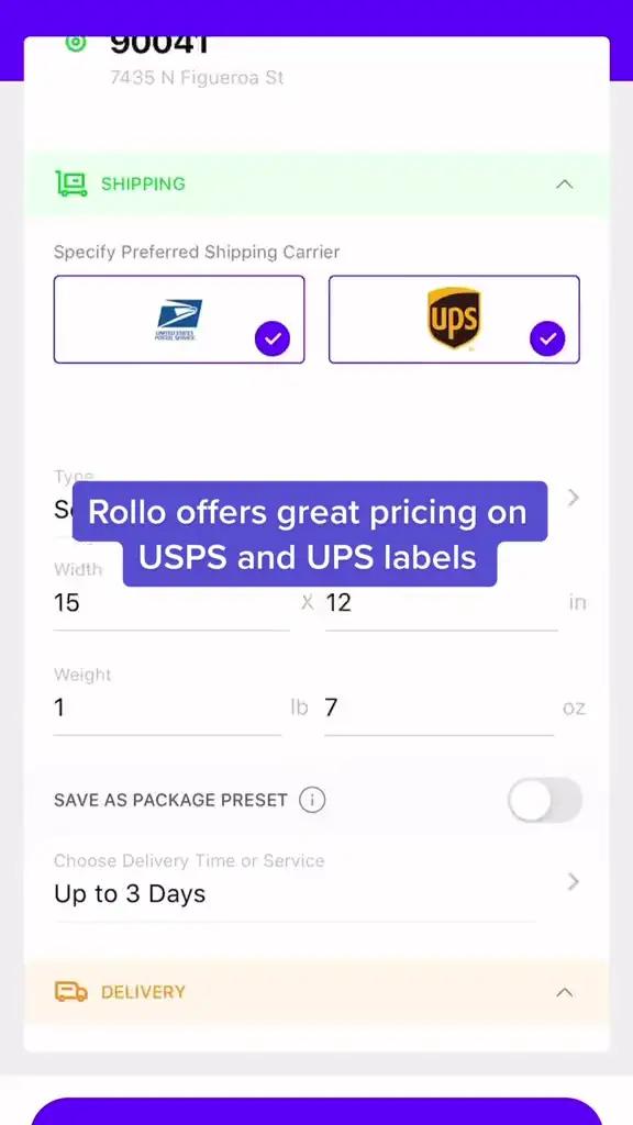 The ONLY mobile-friendly shipping app. AND it's free. #rolloshipmanager #rolloprinter Video by @sellquickshipquick