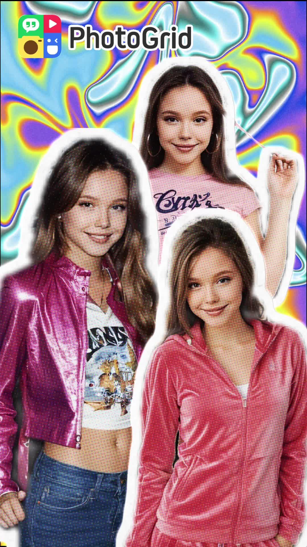 Edit your photos with Y2K effect.  Bring back the 2000s!