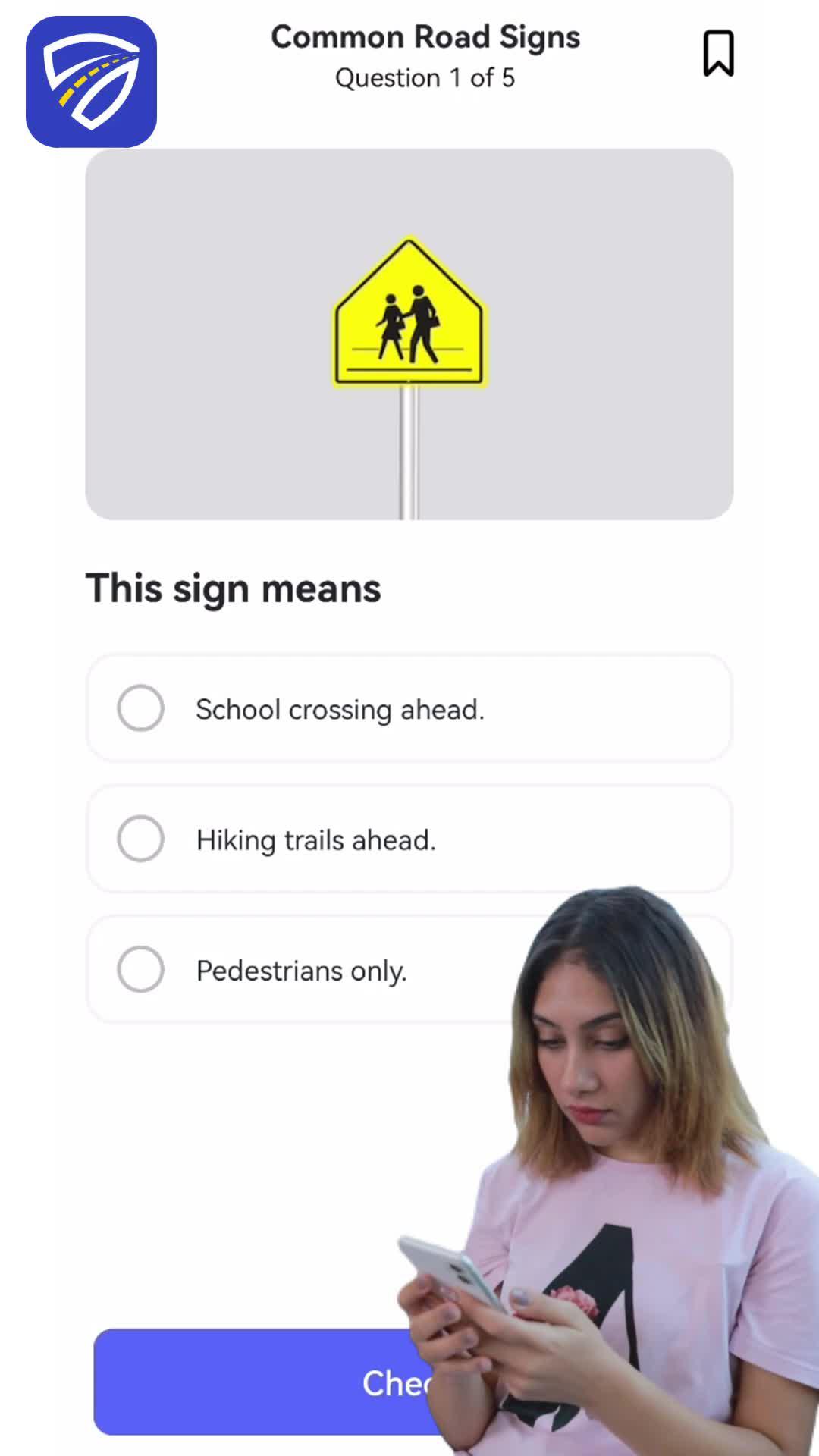 DMV knowledge tests for a driver's license including DMV, CDL and Motorcycle.