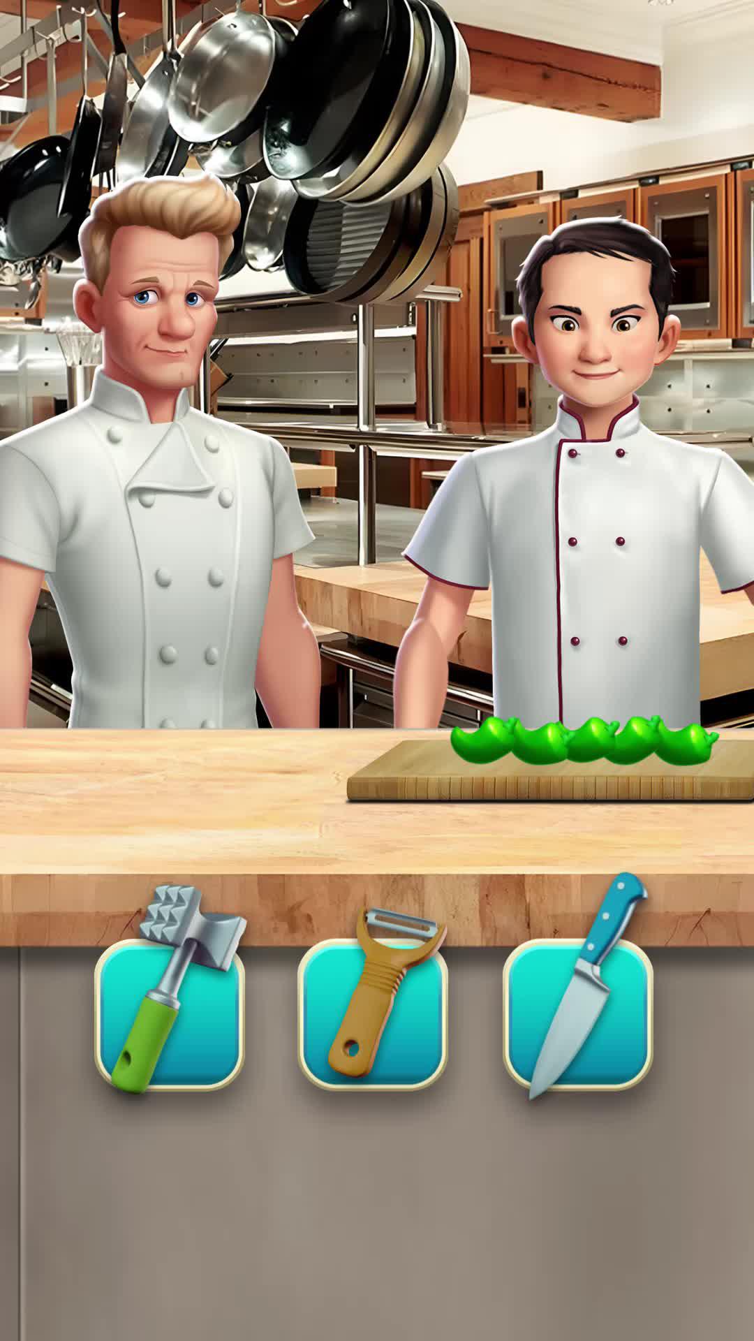 Blast your way through Gordon Ramsay's new puzzle game!