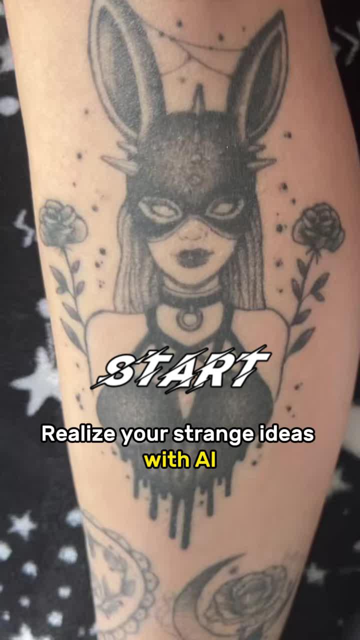 🔥Realize various picture scenes you want! Tattoo, Secondary, Ink, Science Paradise,Fiction style