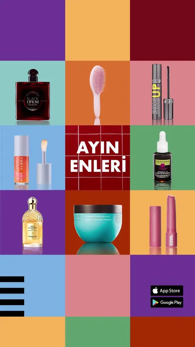 Sephora'da Ayın Enleri Seni Bekliyor. Hemen Sephora App'i İndir.
