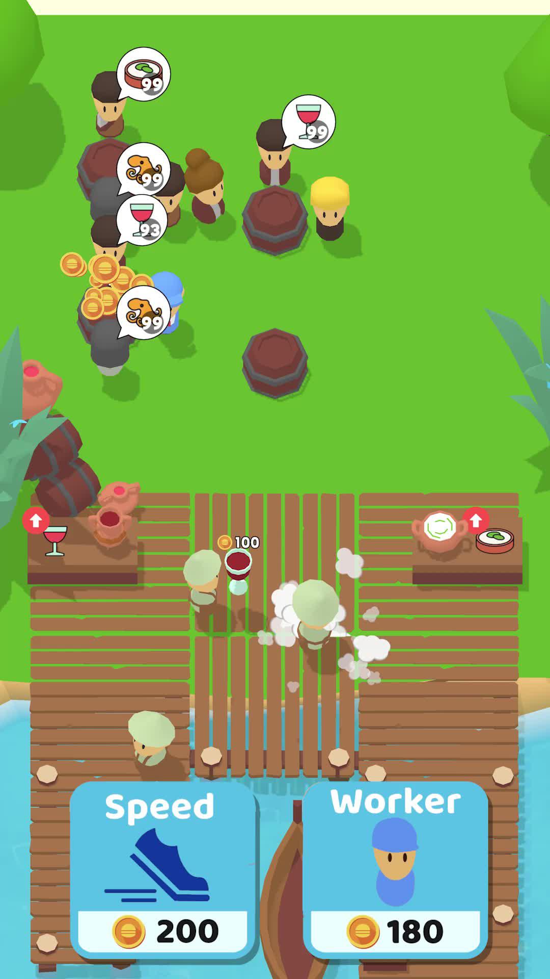 OMG! This casual  restaurant game is cute and addictive; relaxing and challenging at the same time!