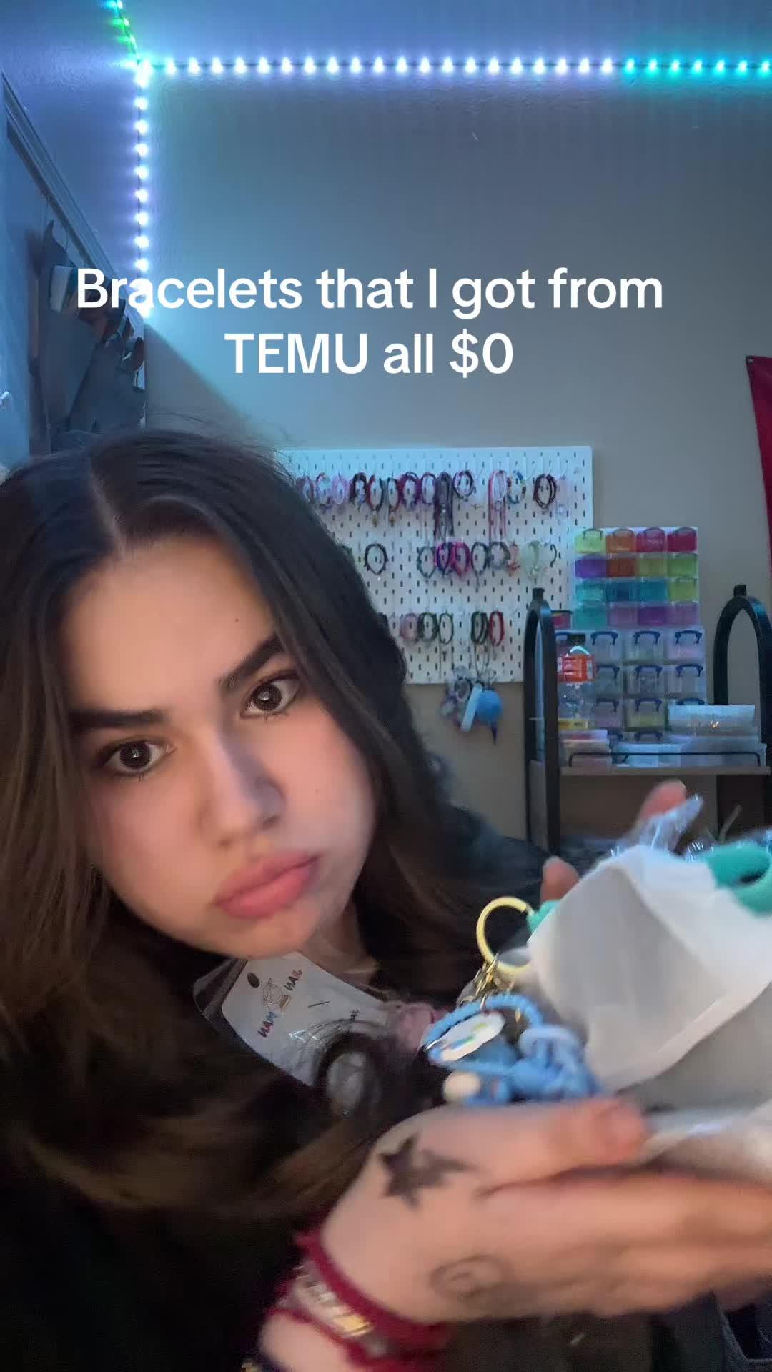 🔍Temu 100% off code: dpe2753 for $0 bracelets (app new users only with qualifying orders) FREE shipping and FREE returns #beanie #bracelets #sunglasses #temufinds #temuhaul #fypシ゚viral