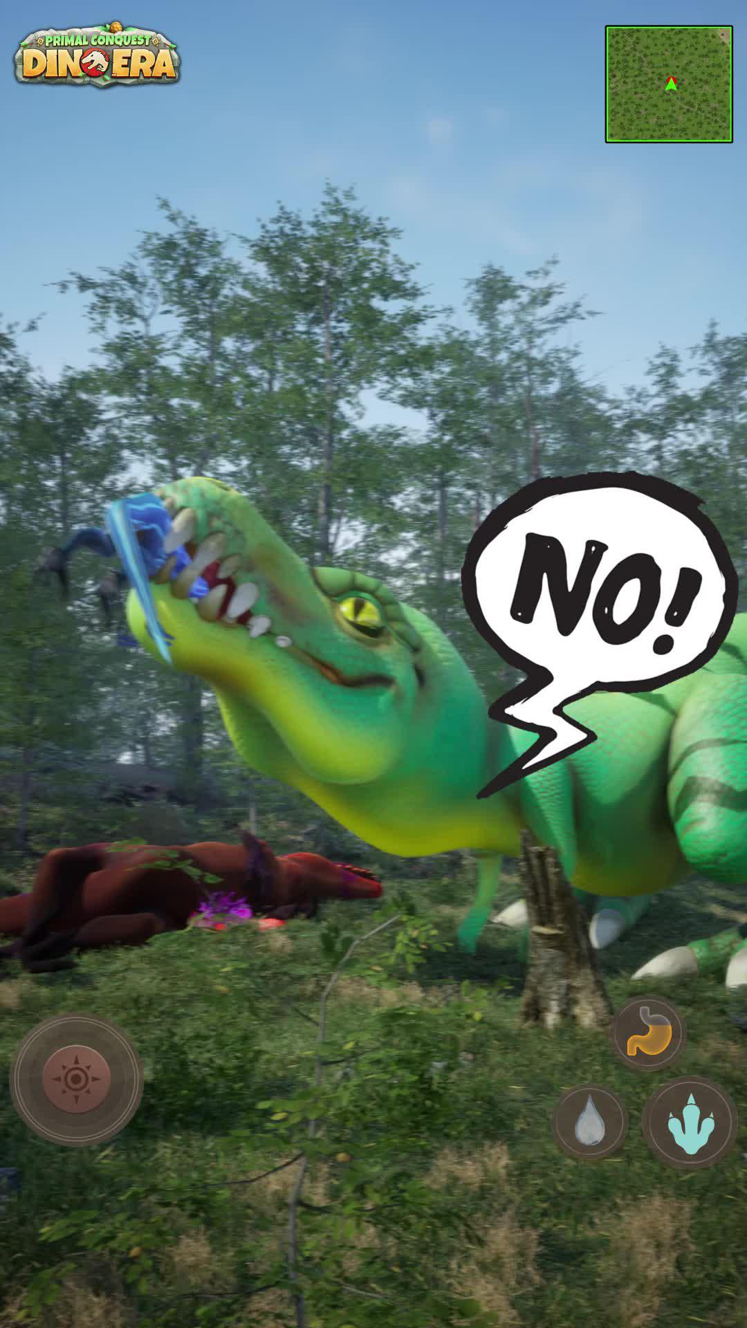 Build your empire of dinosaurs.