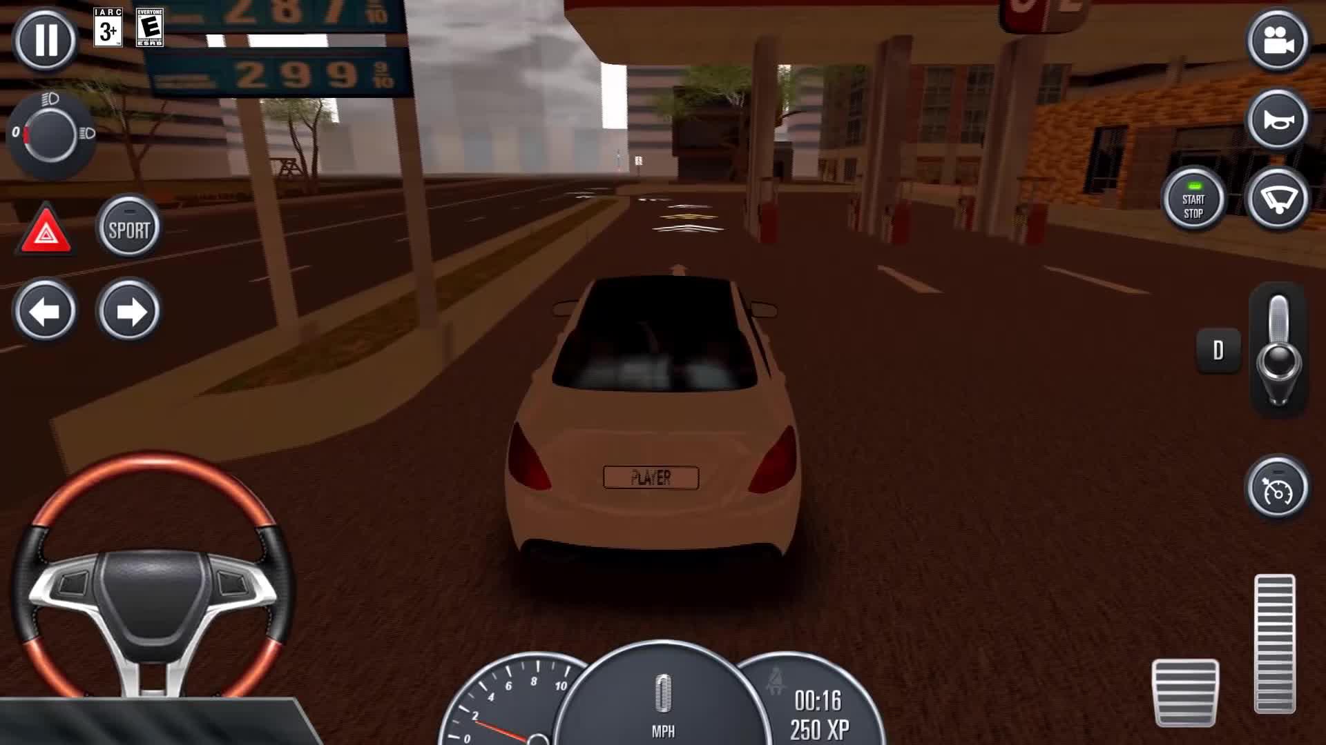 Modern and standard parking