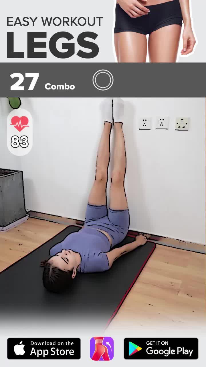 Lazy girl workout! Workout at home at any time, with zero equipment.