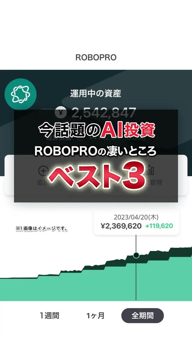 AI×投資。人には難しい判断で様々な相場に対応することが期待できる。AI投資ROBOPRO【SBIグループ】