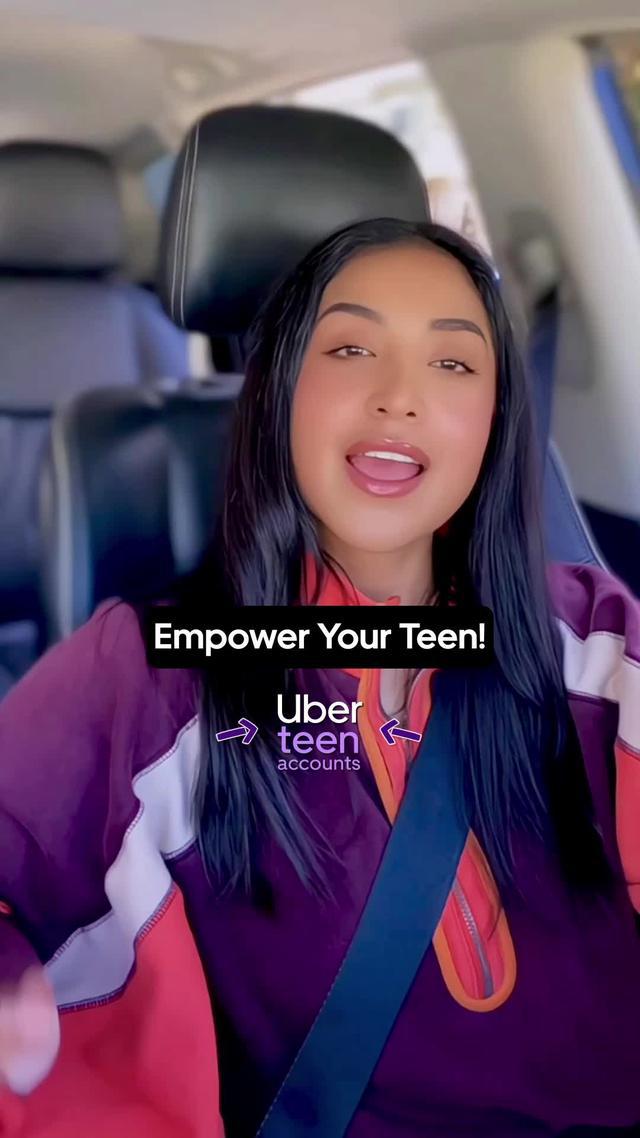 Empower your teen with independence and safety, with an Uber teen account!