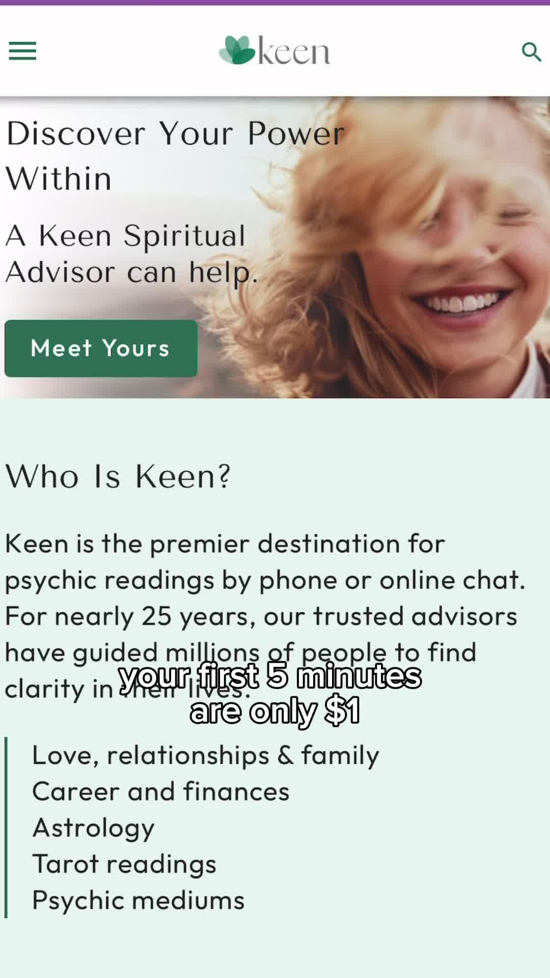 Get 5 minutes for just $1