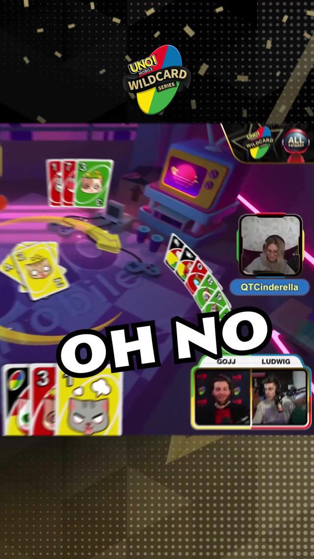 One card determine win or lose！#uno #unomobile #unoallstars #unowildcard #gaming #mobilegame #cardgame #fyp #funny