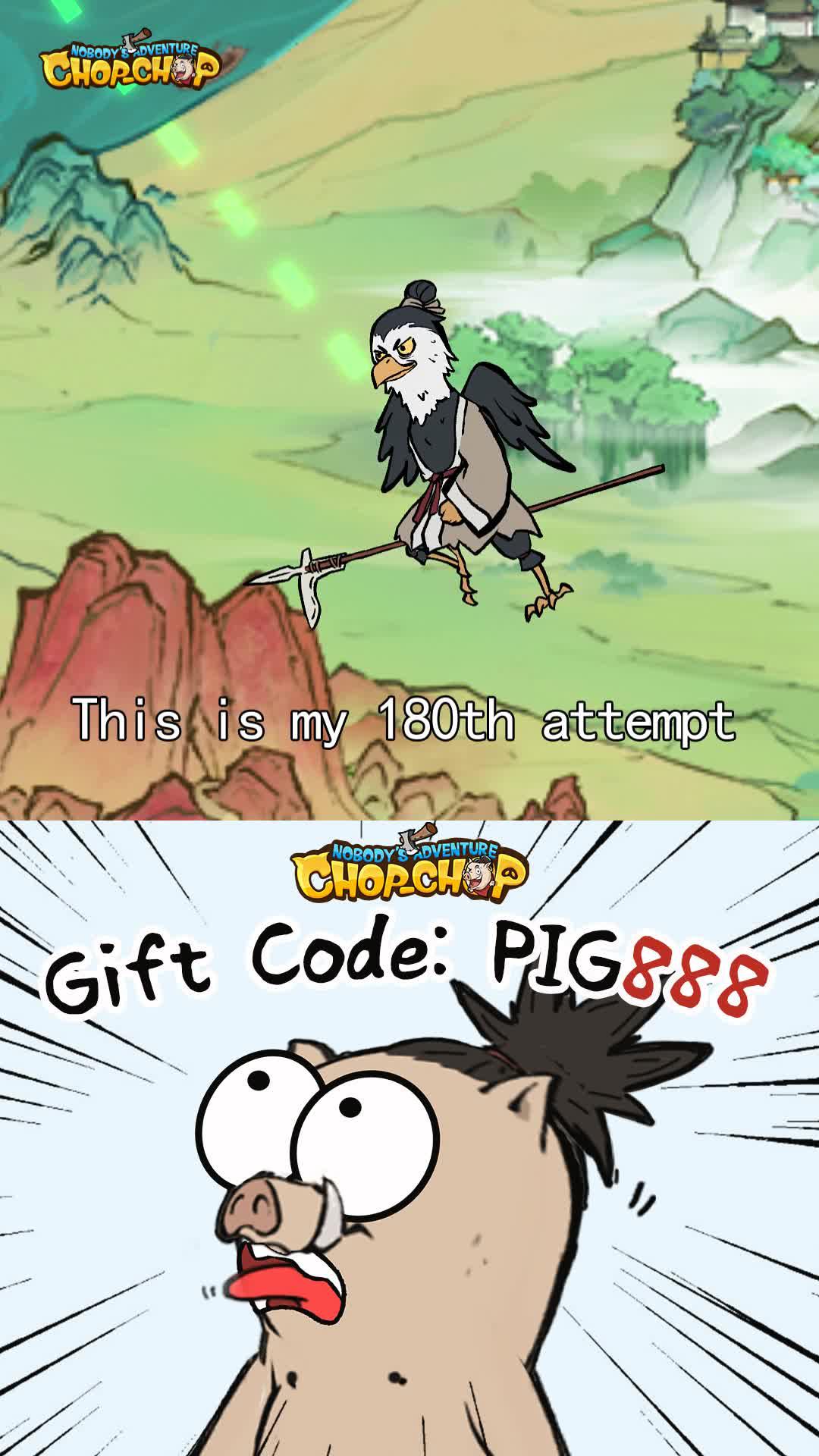 Gift Code: PIG666