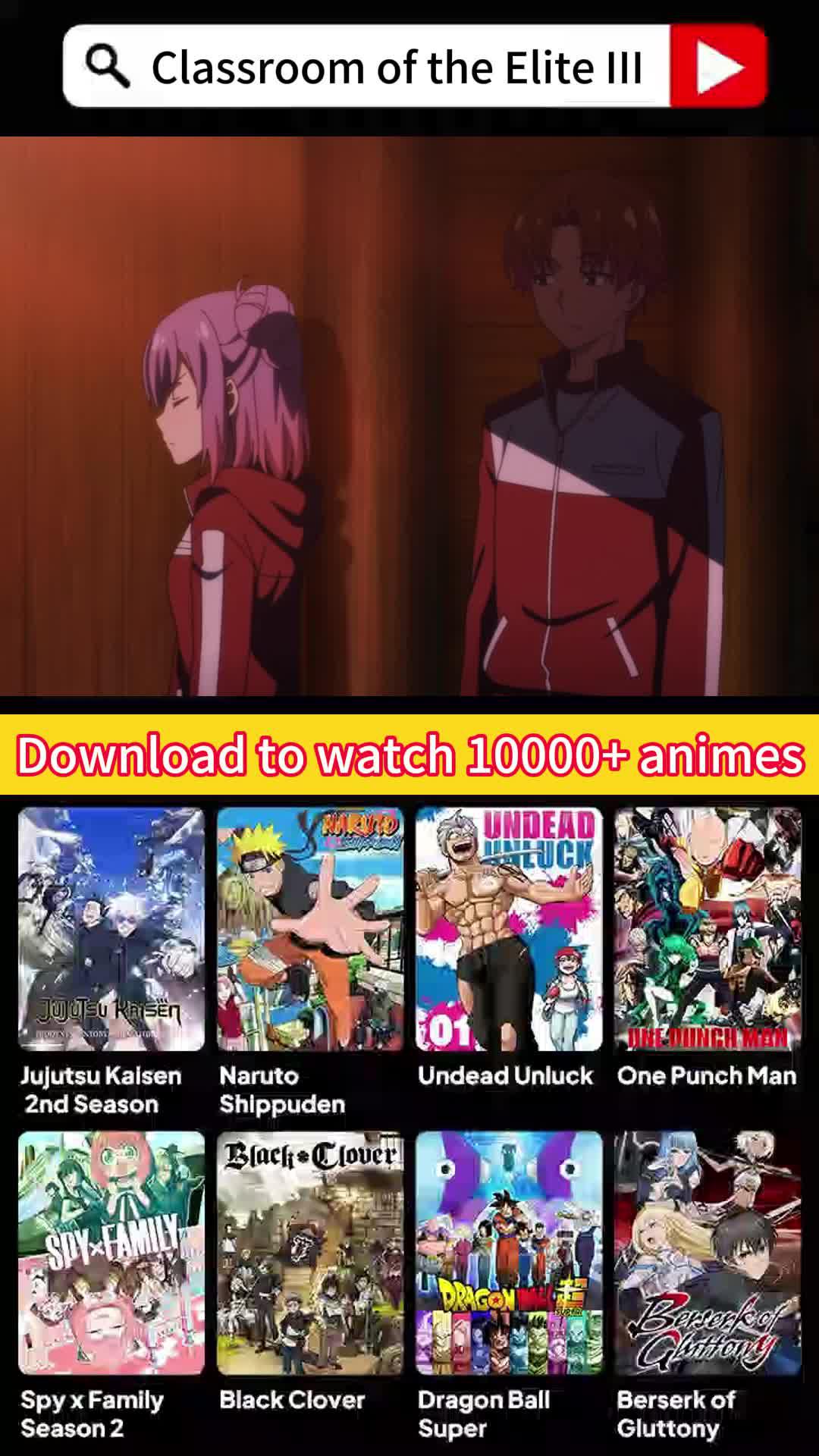 Watch your favorite anime