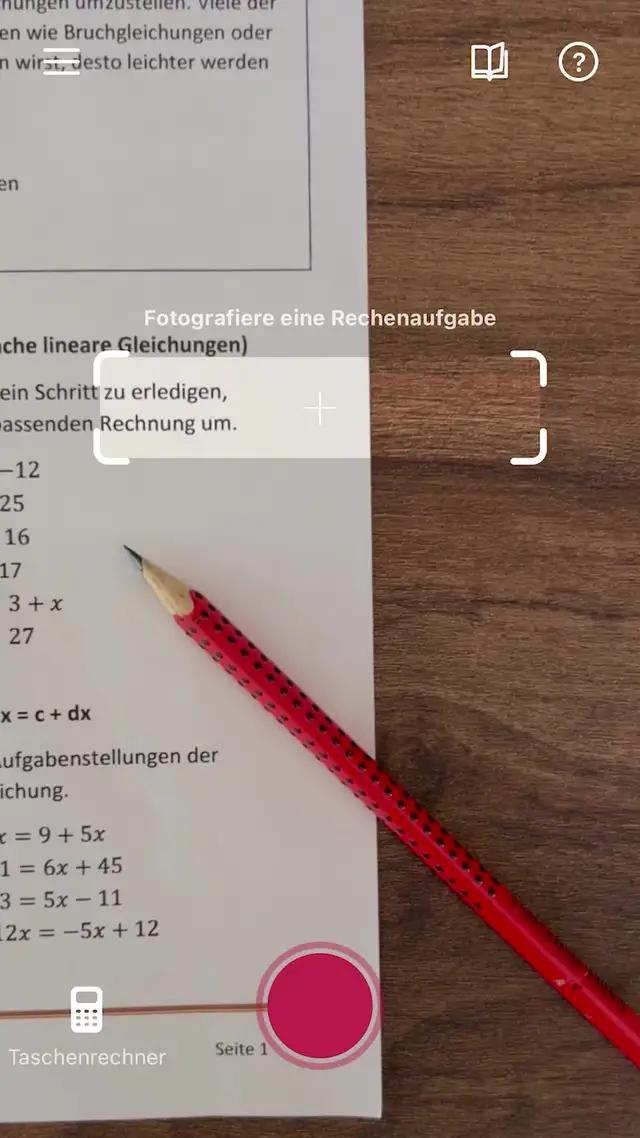 Mathe verstehen mit Photomath.