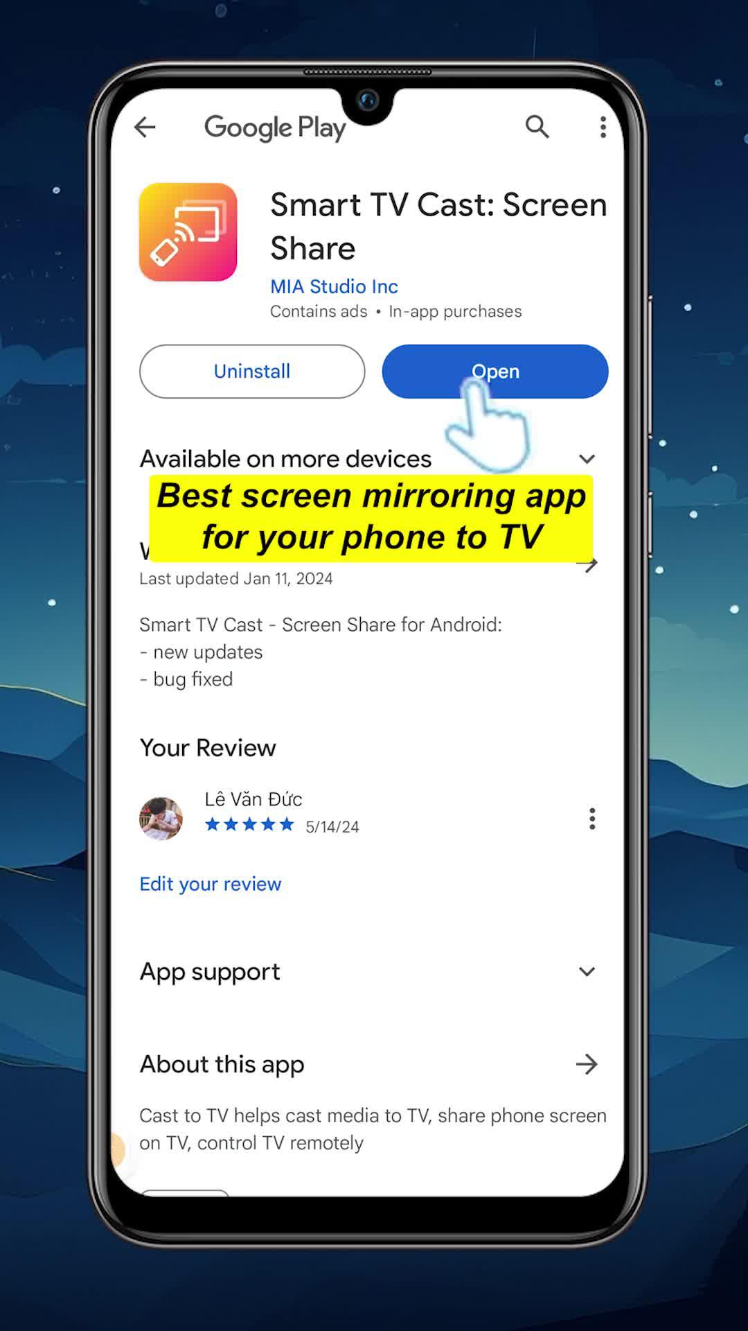 Cast your phone to TV easily with this app!
