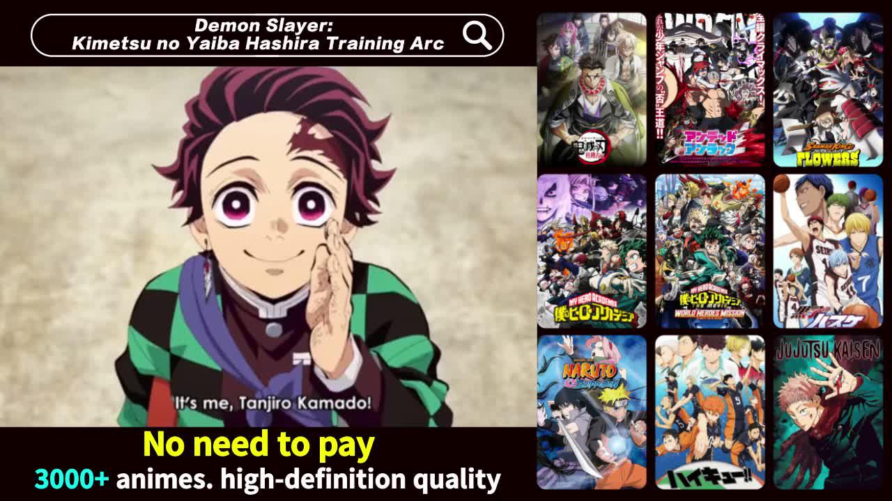 Watch anime for free now!