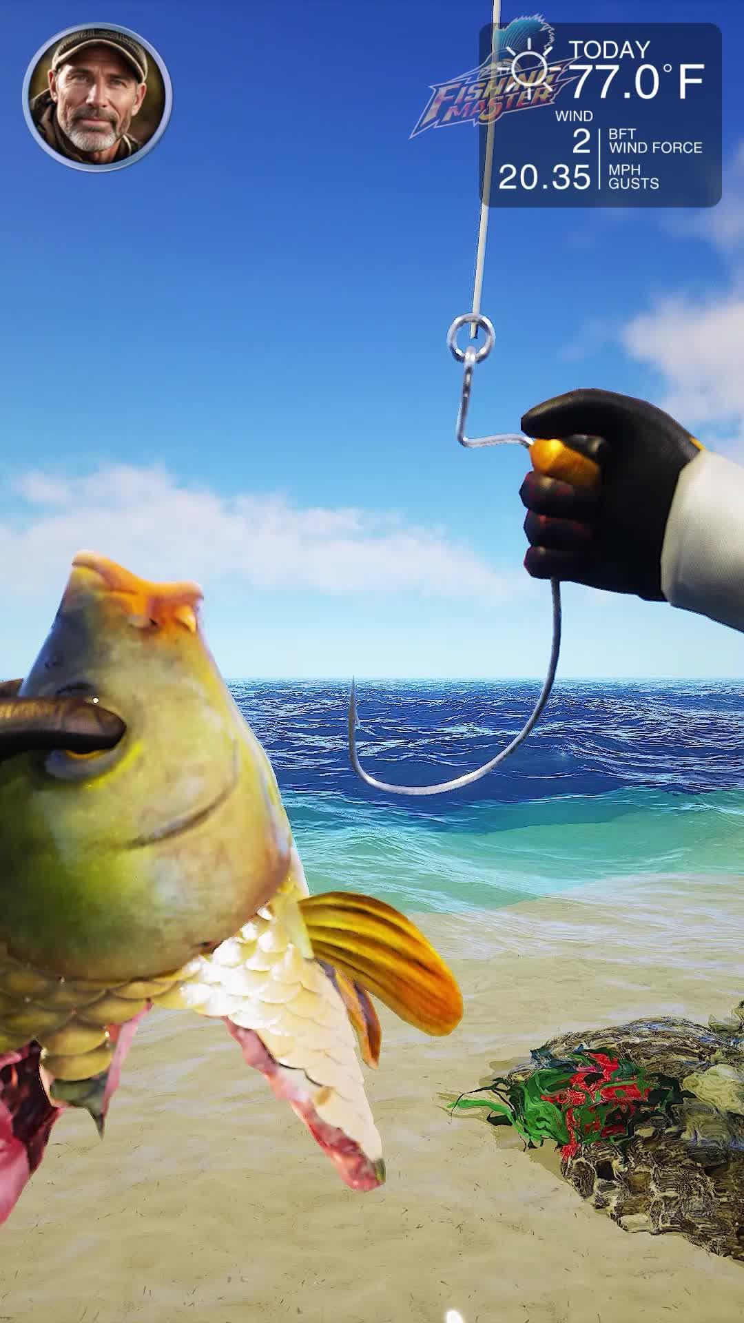 細膩逼真的3D畫面，帶你體驗釣魚的視覺盛宴！立即下載歡樂釣王傳奇！