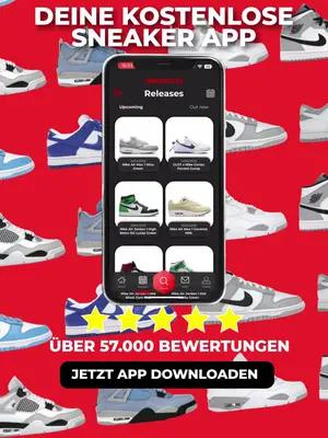Checkt die neuesten Sneaker Releases in der kostenlosen App ab!